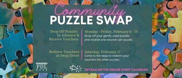 Community Puzzle swap Feb 6-10